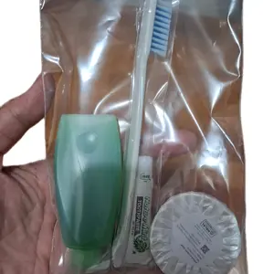 Paket Amenities hotel type A isi 10 set (1 sikat jet super+pasta gg 6gr,shampoo hijau 35ml,sanun hotel 20 gr,packing pladtik klip) Mandi Membersihkan Soap Tubuh