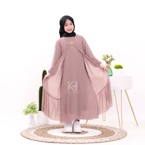 GAMIS ANAK PEREMPUAN TERBARU 2024 YERINDA BUSANA MUSLIM USIA 10 11 12 13 TAHUN 5 VARIAN WARNA Ceruty Dress Navy Panjang Tanggung Wanita Putih Muda Renda Baju Renda Baju Remaja Lebaran Kerudung Variasi