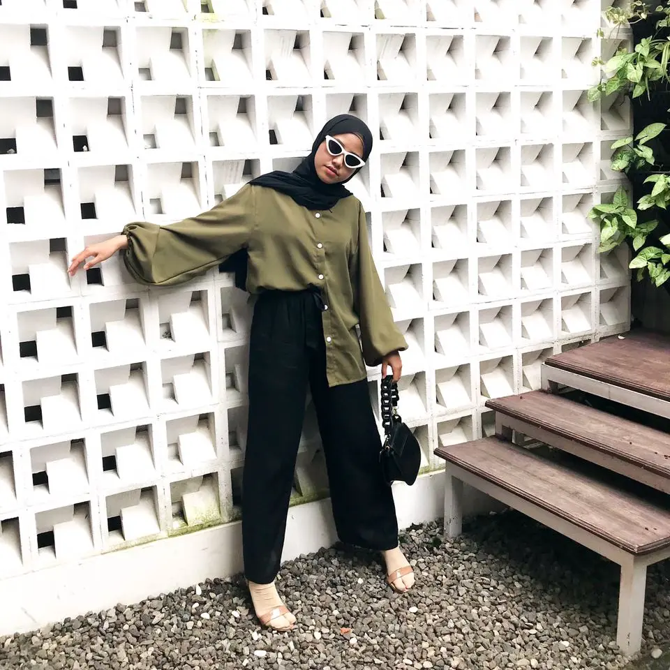 Alea kulot Bahan rayon premium Celana Wanita Panjang