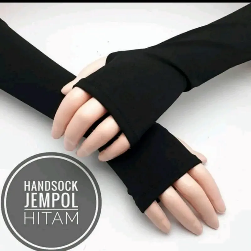 HANDSOCK JEMPOL RAYON PREMIUM/SARUNG TANGAN MUSLIMAH/HANDSOCK ADEM Wanita 1