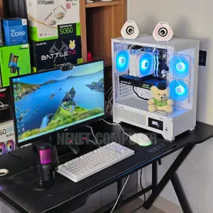 FULL SET - PC Gaming Ryzen 5 7500f | RX 9060 XT 16GB | 16GB DDR5 | LED 24" 180Hz