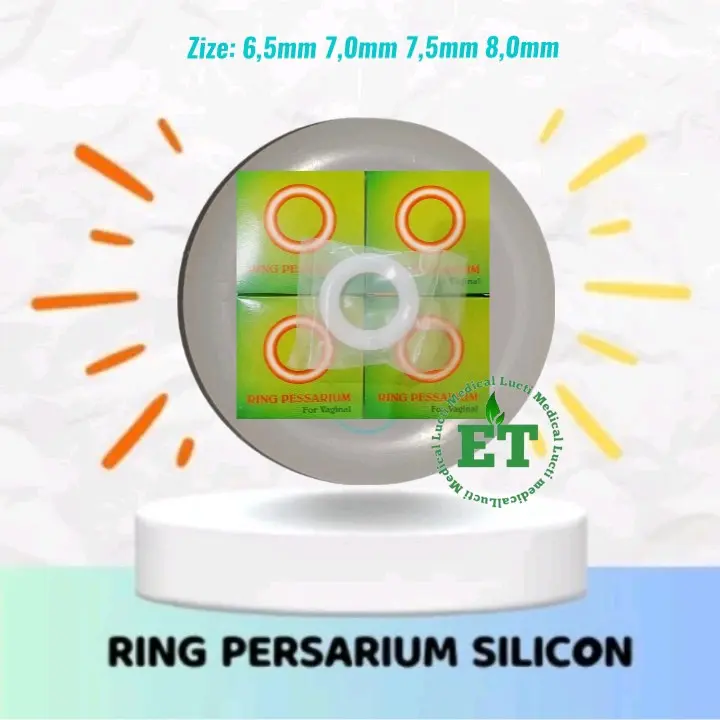 Pessarium Silikon Putih - Model Baru uk 65 70 75 80
