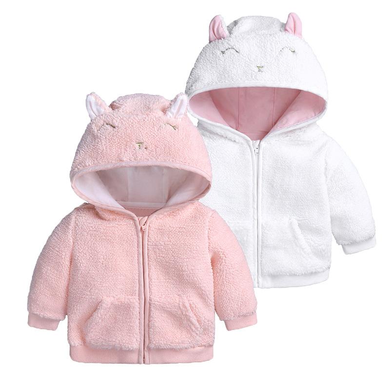Pakaian kanak-kanak hangat kasmir berwarna gula-gula, pakaian kapas musim sejuk kanak-kanak, jaket kasmir kambing perempuan dan lelaki, jaket kapas mewah bayi 0
