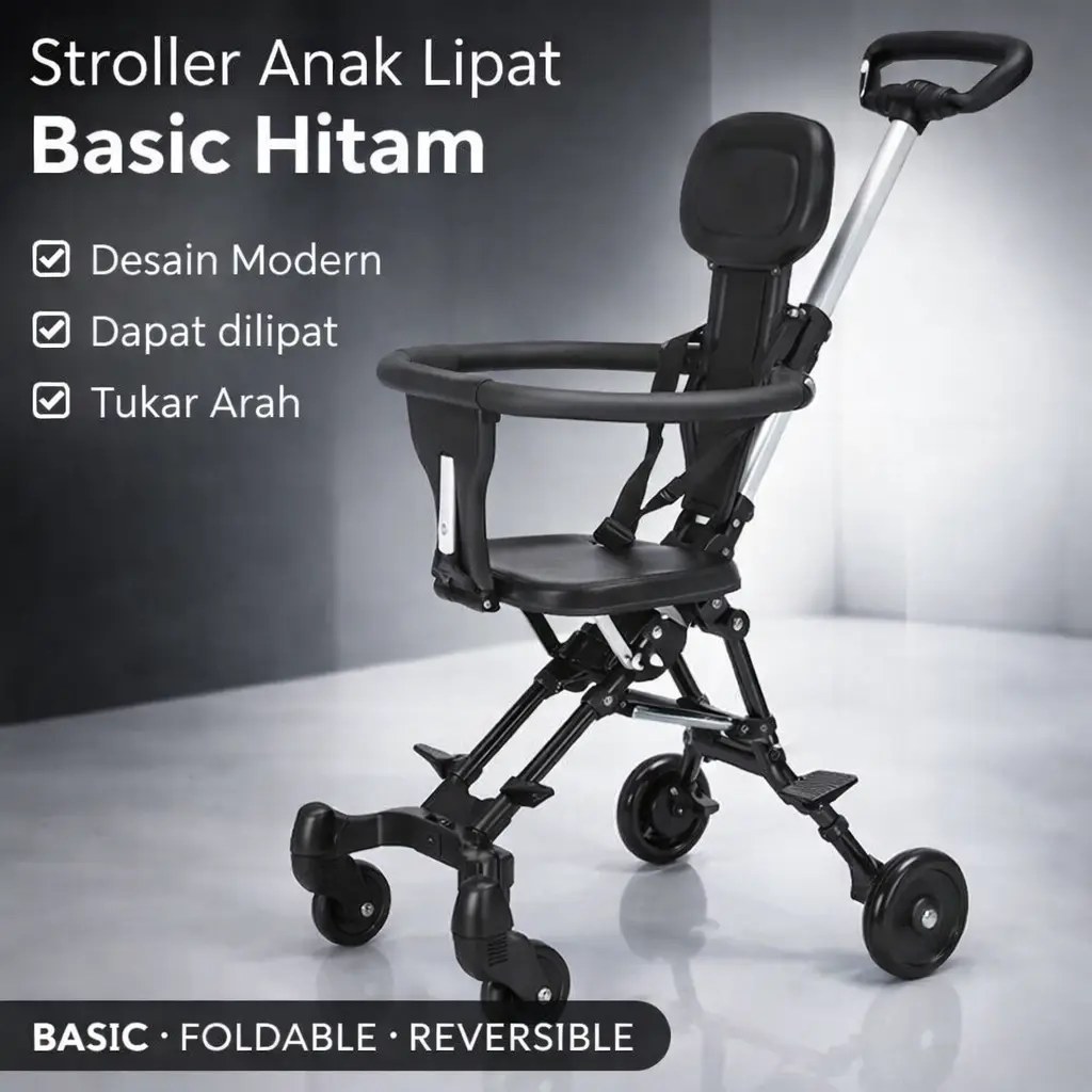 Hitam - Tanpa bantalan