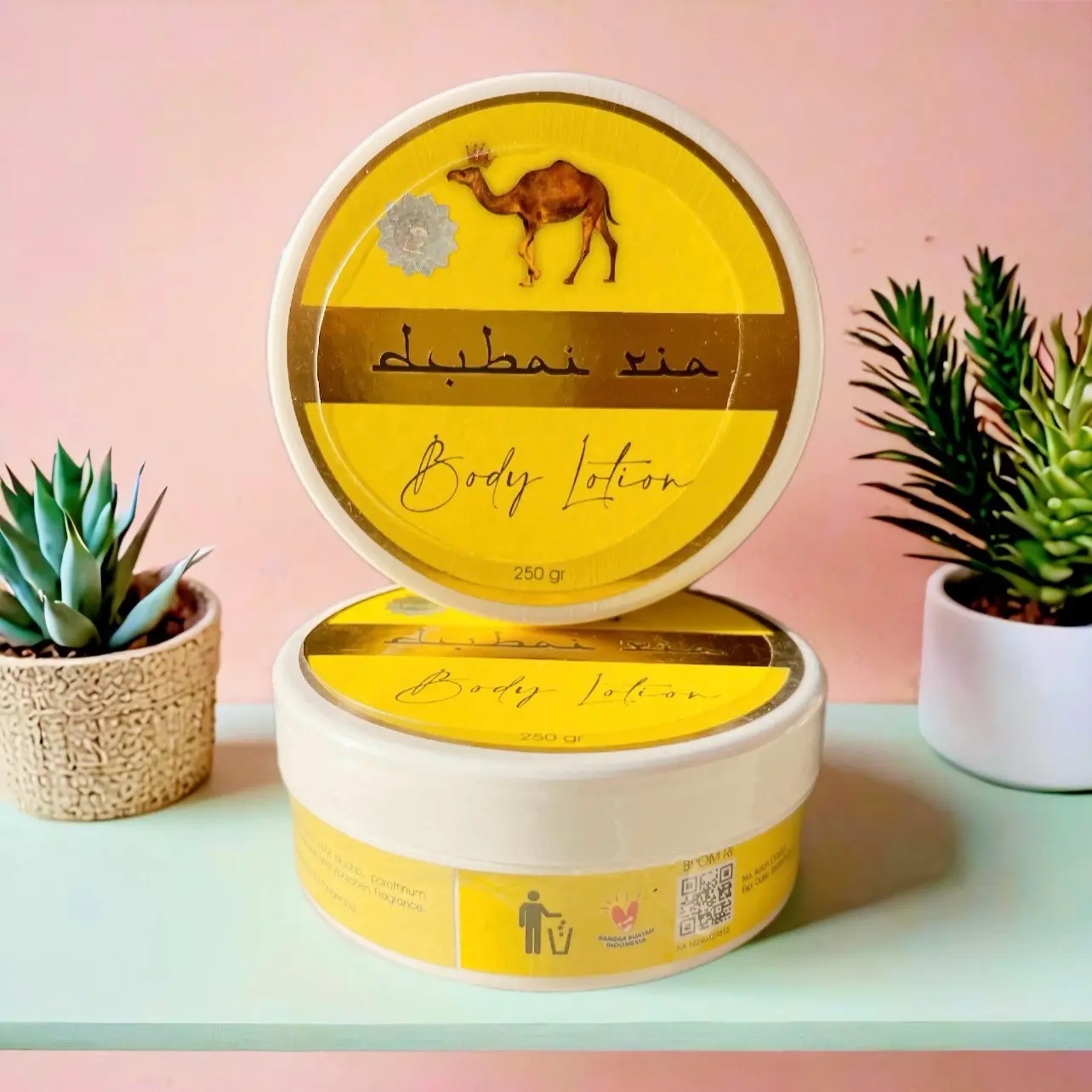 Handbody Dubai Ria Hologram Terbaru Original Lotion Vitamin Arbutin Perawatan Mencerahkan