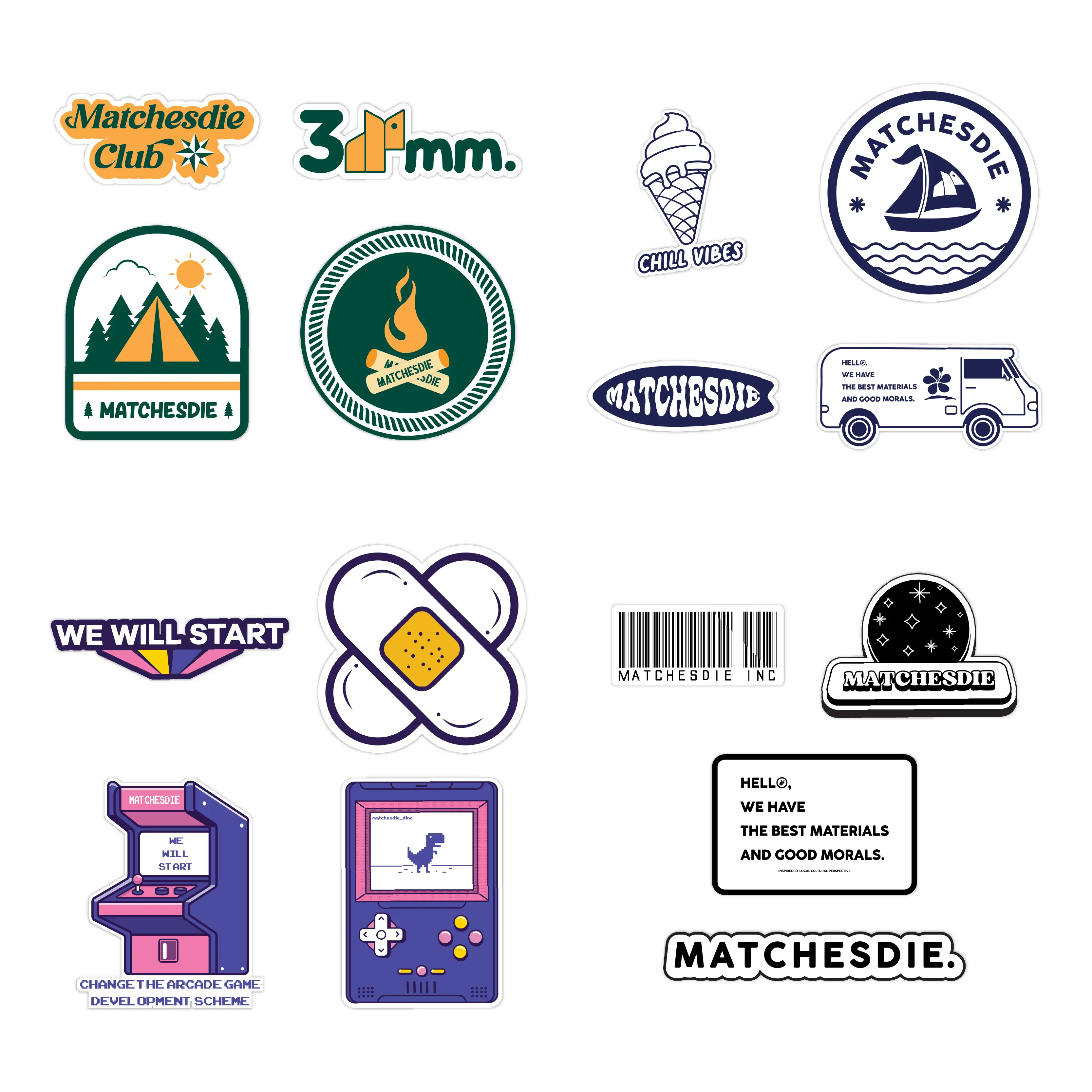 Matchesdie - Sticker Pack