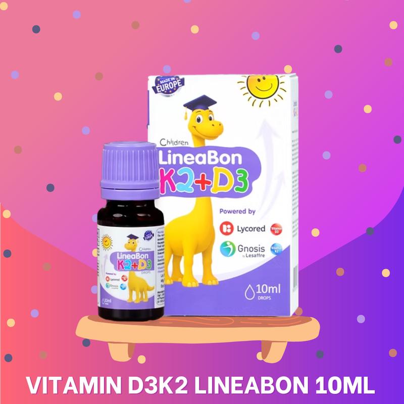   KHÔNG QUÀ  Mua 1 Lọ LineaBon vitamin D3 K2 lọ 10ml - Vitamin tăng chiều cao cho bé chính hãng 
