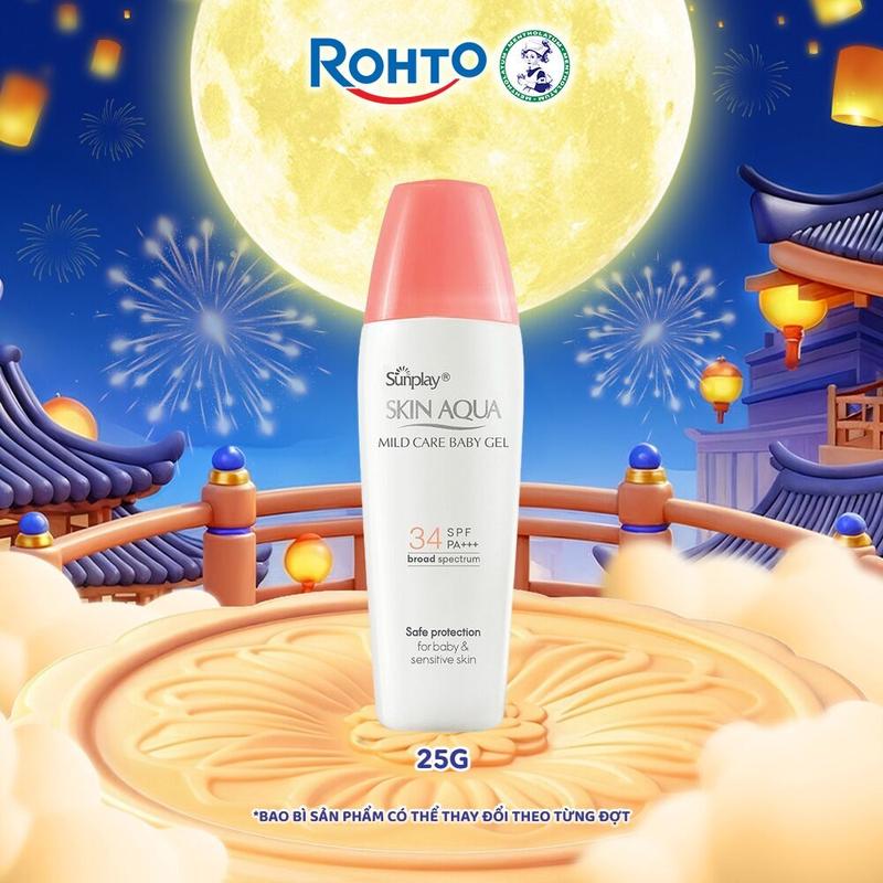 Kem chống nắng Cho Trẻ Em Và Da Nhạy Cảm Dạng Gel Sunplay Skin Aqua Mild Care Baby Gel 25g