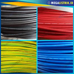 Eterna NYA 1 x 1.5 mm² Meteran / Kabel Listrik Kawat 1x1.5 mm / Engkel 1.5mm / 1,5 mm Ecer Per Meter SNI