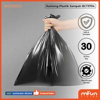 Gambar BONBOX Kantong Plastik Sampah Cleaning Tools Hitam Isi 30pcs BCT3704 dari MiFun Living Kota Denpasar 1 Tokopedia