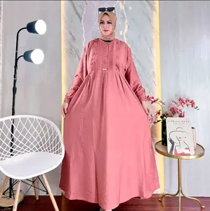 Gamis Inara Katun Pololine Premium Mayung Jumbo