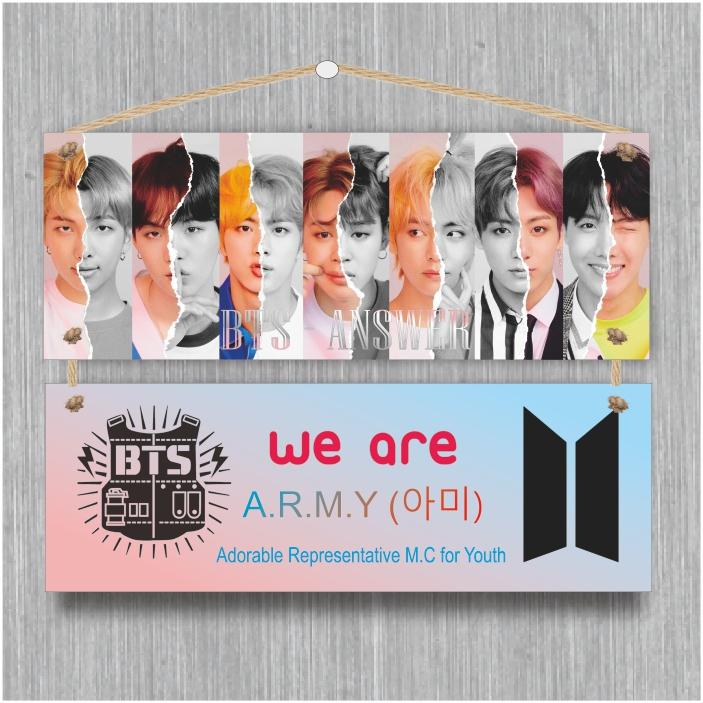 Fankit hiasan dinding BTS series 1