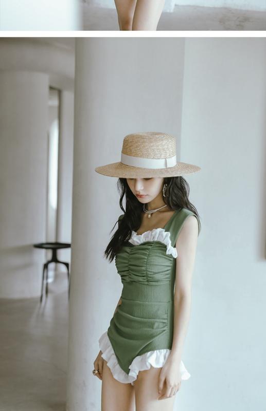 Product Introduction of Swimsuit Female Online Influencer Popular Elegant Young Maiden Sexy Super Fairy Bikini One-Piece Hot Spring Clothing 7