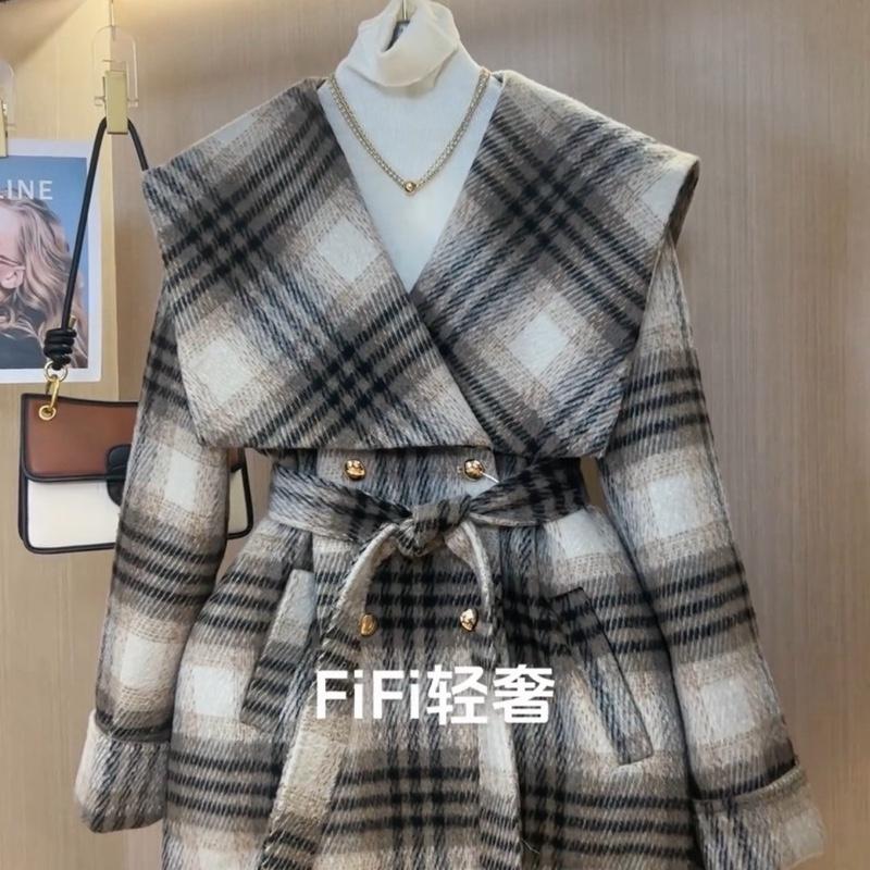 PRE-ORDER Lan Anh QC from hàng châu đủ size áo dạ kẻ phong cách sang chảnh mới QCCC 2025 