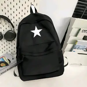 Tas Distro Pria - Model Fashion Terbaru Cocok Untuk Remaja-Sekolah-SD-SMP-Maupun Kuliah Backpack Ransel waist bag casual 【upgrade】hitam