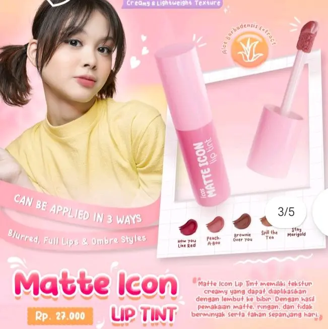 ICOS MATTE LIPTINT lip tint