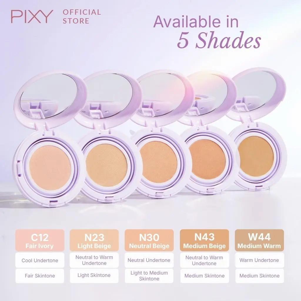 PIXY Airy Serum Cushion Glow #Filter_Free 15g | CUSHION FOUNDATION CAIR GLOW FINISH