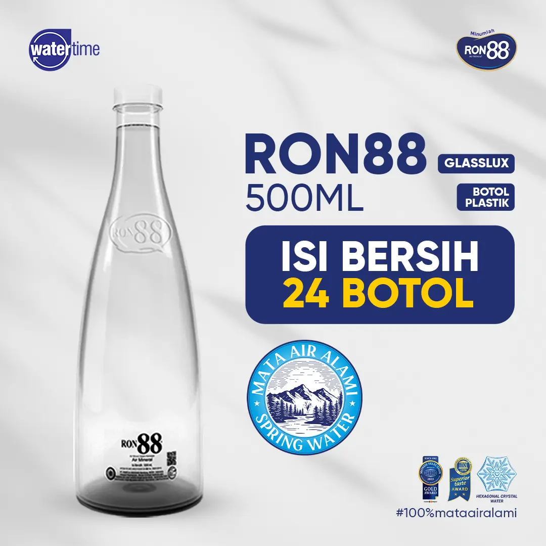 RON88 Botol Lux 500 ml (isi 24 botol) (INSTAN GOJEK DAN KARGO)