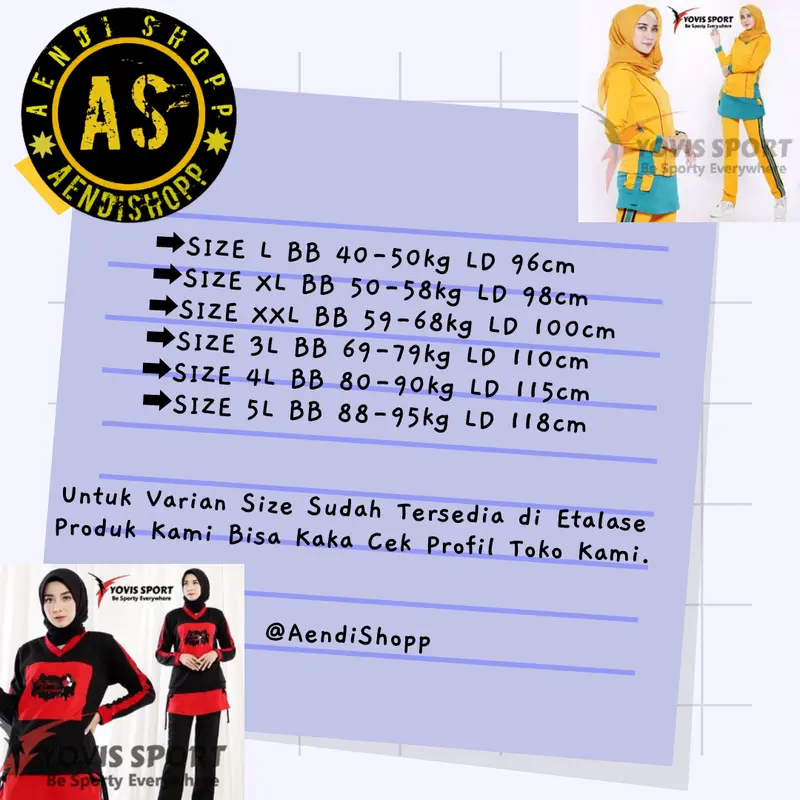 Setelan Baju Olahraga Senam Wanita Muslim Muslimah Stelan Zumba Set Yoga Gym Sport Cewek Kekinian Murah Terbaru 1
