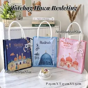 Bellya Ol Shop Totebag Daily Printing 1 Resleting Wanita