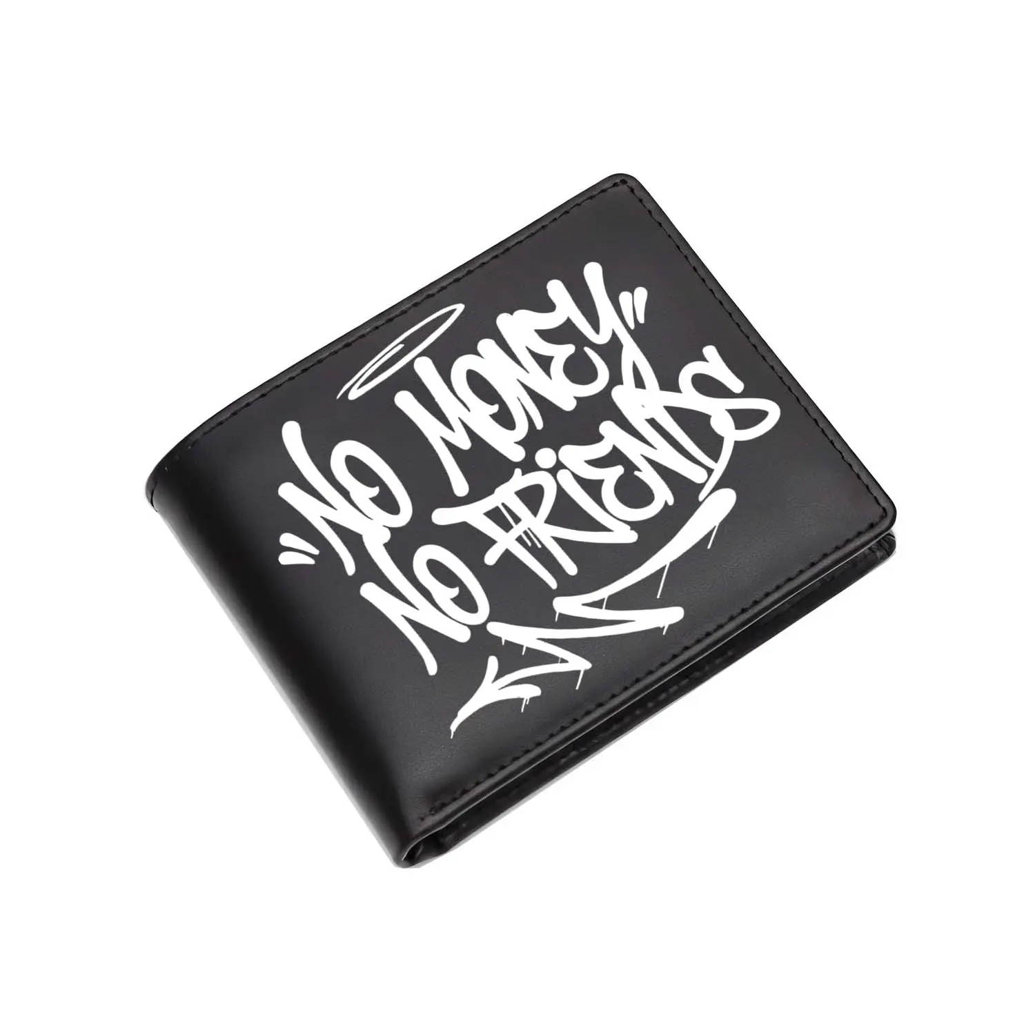 Dompet Pria Kulit PU Berkualitas Tinggi dompet cowok leather Dompet Remaja Dompet Lipat Dengan 4 Slot Kartu 1 Slot Photo 2 Ruang Uang Kertas Desain Fashionable Motif SKENA GRAFFITY MONEY wallet kadocowok