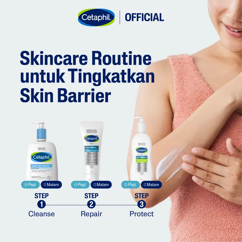 Cetaphil Pro Ad Derma Repair Cream 227g Triple Pack 8