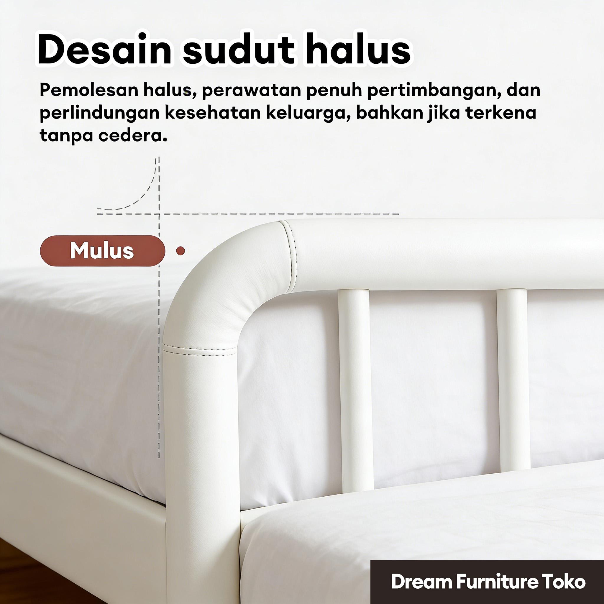 DF-6-Tidur Dipan Divan Besi Dipan Tempat Tidur Ranjang Besi Divan Kasur Tempat Tidur Dipan Tempat Tidur Besi 180cm Berkualitas Tempat Tidur Besi 100/120/160/180cm Tinggi Untuk Dua Orang Rangka  Ranjang Besi Tempat Dipan Besi  【5 tahun garansi】