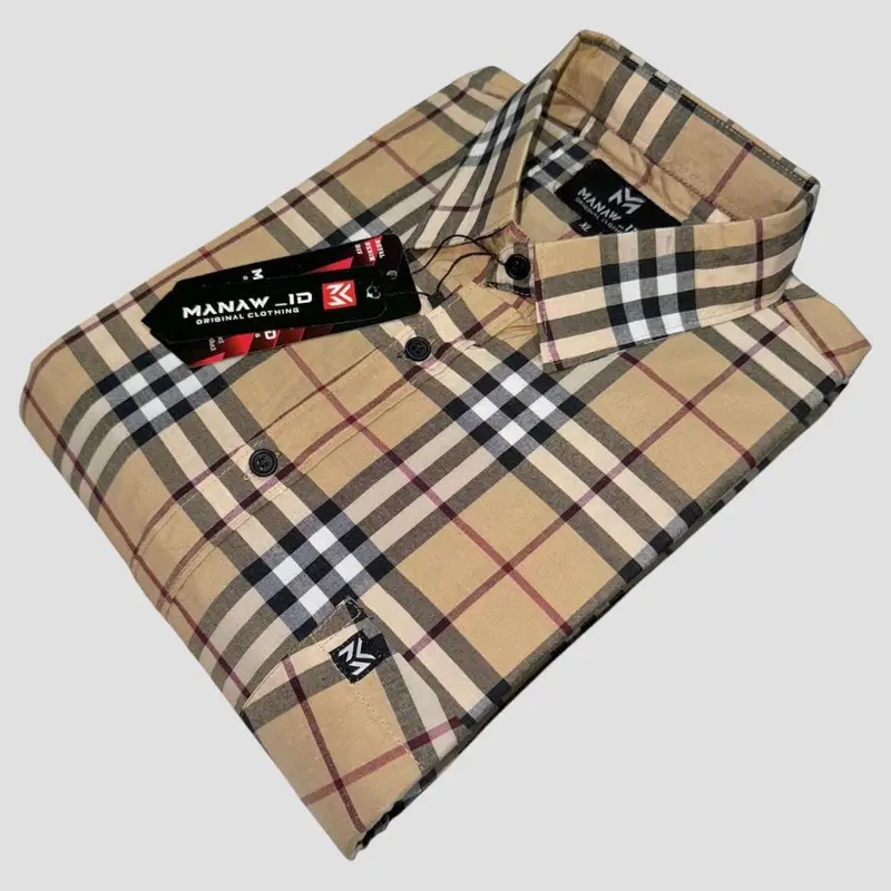 Kemeja Pria Lengan Pendek Motif Kotak-Kotak Size M L XL Kemeja Casual Distro Keren Baju Katun 2