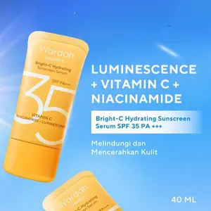 WARDAH UV Shield Bright-C Hydrating Sunscreen Serum SPF 35 PA+++