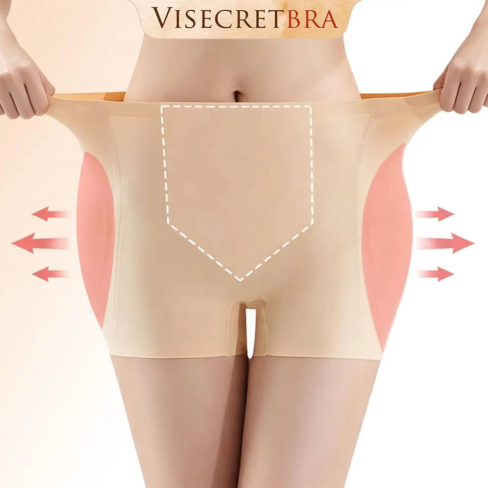 VISECRETBRA Quần Lót Độn Hông Nữ Su Đúc Không Viền, Dáng Ngắn Cạp Vừa Thoáng Khí Mát Mẻ, Mặc Đồ Ôm Body Tôn Dáng -- B-VN251061