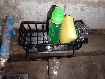 Product Review of kitchen storage rack tap Sponge Drainer Rack With Towl Holder Kitchen Bathroom Sink Organizer Rack Soap Holder Orgaizer rack tap hanging rack dish  washing plastic drain rack cloth Installation Wall Multicolor from J**z 3