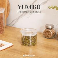 Gambar Dekoruma YUMIKO Toples Bulat Serbaguna / Toples Snack / Toples Kacang 450 ml dari Dekoruma Official Store Kab. Bekasi 1 Tokopedia