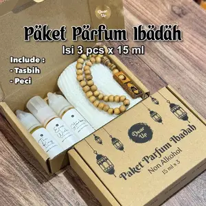 DEAR UP | PAKET PARFUM IBADAH ISI 3 PCS PARFUM BIBIT NON ALKOHOL 15 ml