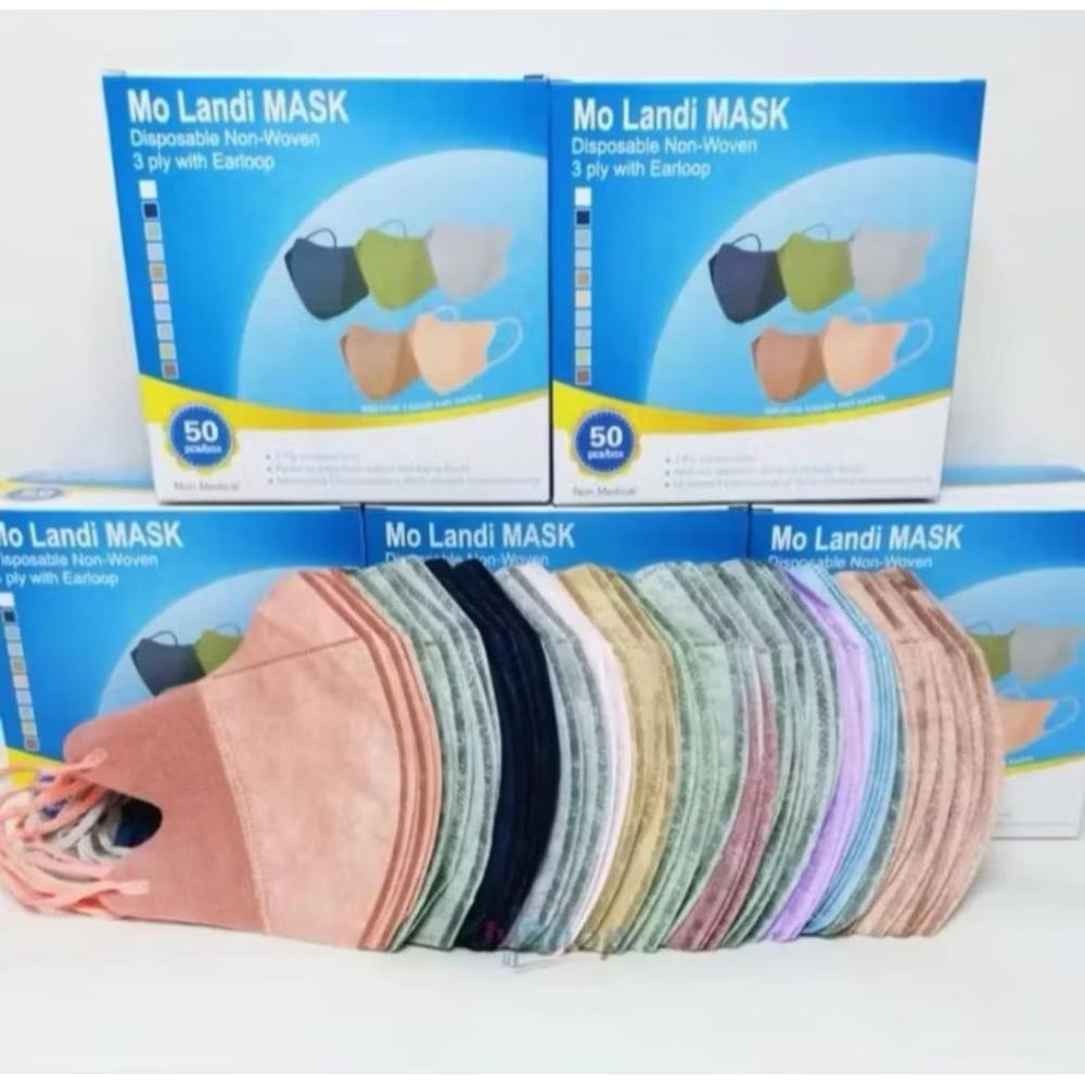 Masker Duckbill Mix Warna Warni Face Mask Dewasa 50Pcs All Varian Lengkap - DB Mix Warna 50 Pcs