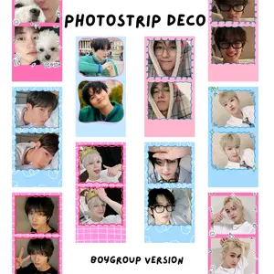 [20pcs] PHOTOSTRIP DECO NCT DREAM AESTHETIC DEKORASI KPOP PINK BIRU FOTO
