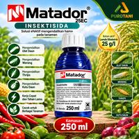 Gambar Insektisida Matador 25ec 50ml 80 ml 250 mili pembasmi hama ulat dari PUROTANI.ID Kab. Purworejo 4 Tokopedia