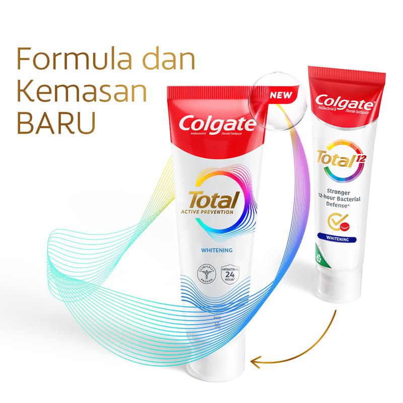 Colgate Pasta Gigi Total Whitening 150gr - Isi 2 2