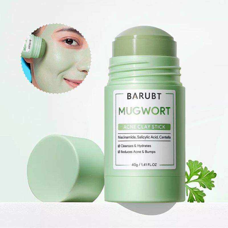 Product Introduction of BARUBT Clay Mask Combo Niacinamide Bright Boost Clay Mask Stick 40g+ Mugwort Clay Mask 40g  Alaska Volcano  wajah masker Salicylic acid niacinamide Whitening Skin care Black Heads Skin Repair Comfort 7