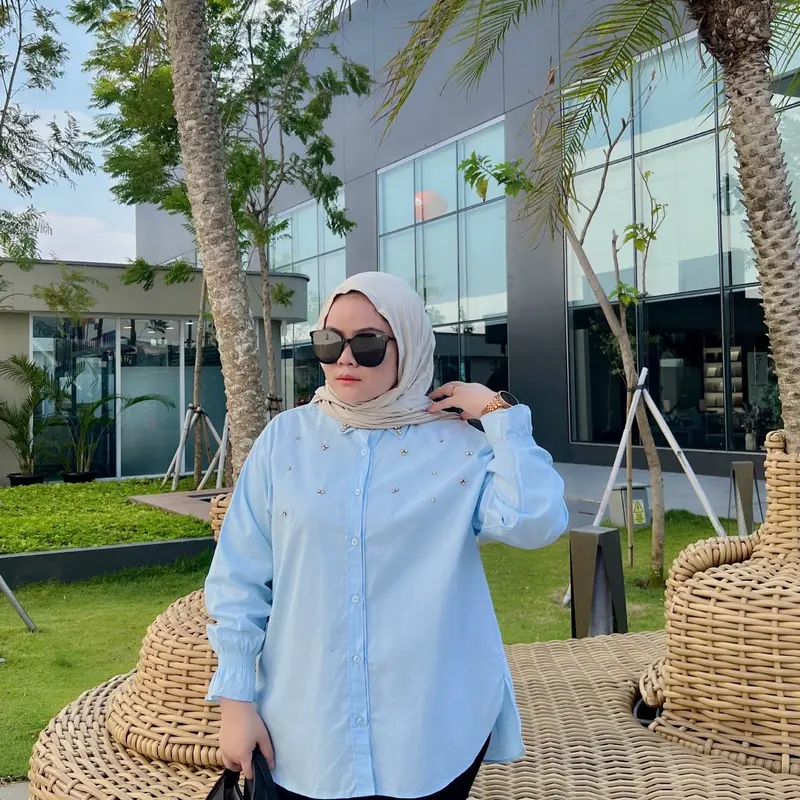 ANEESA-Keli Shirt | Kemeja wanita berpayet | atasan wanita 4