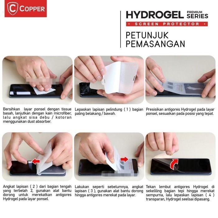Copper Hydrogel Anti Gores Premium Privacy Matte For Vivo V40 Lite 4