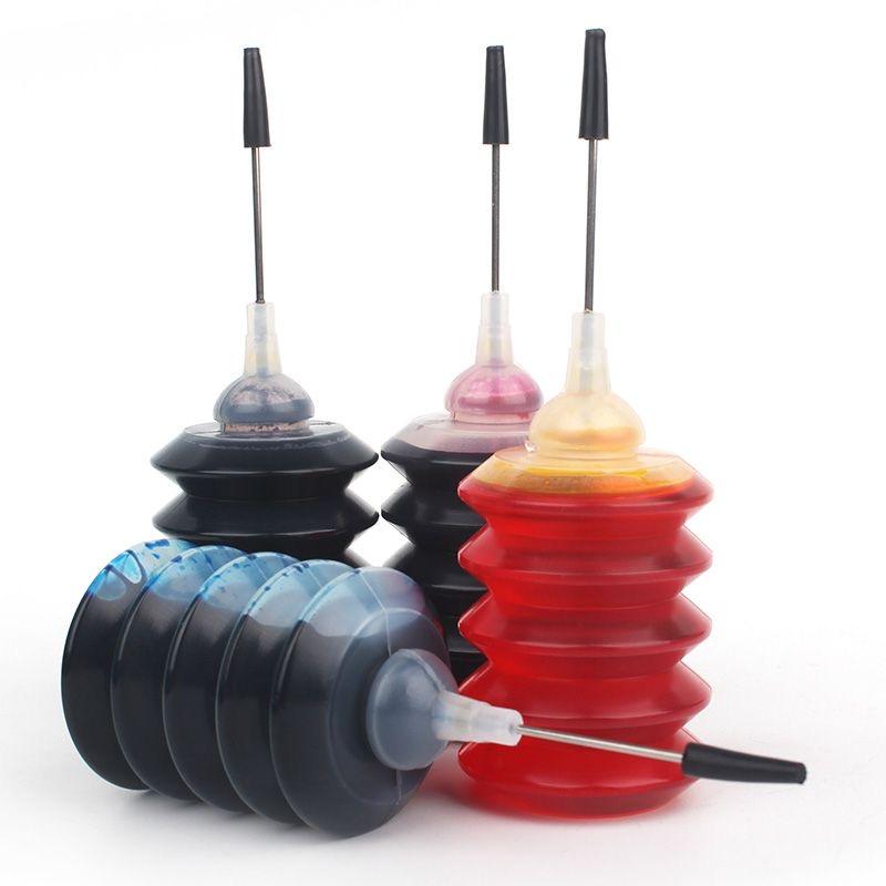 Bộ combo 4 màu, mỗi chai mực thay thế 30 ml; phù hợp đa năng với nhiều dòng máy in phun; dùng cho việc in văn bản và ảnh hàng ngày.
