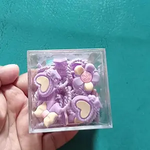 20Pcs/Box Tali Rambut Bayi Perempuan, Hiasan Kepala Cincin Rambut Elastisitas Tinggi