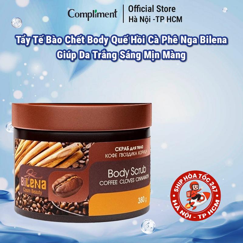  Tẩy Da Chết Tế Bào Chết Body Quế Hồi Cà Phê 380g Phiên Bản Mới Nhất 