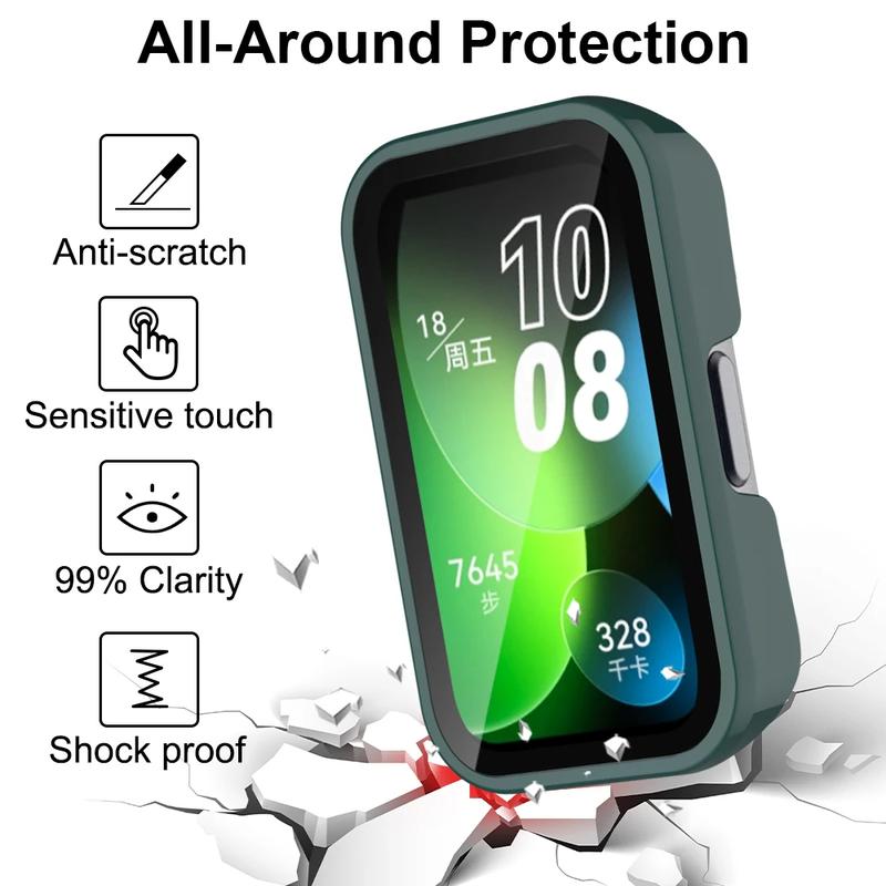 Product Introduction of SILVERTECH CASE BUMPER UNTUK HUAWEI BAND 8 BAND 9 Potective Bumper Case for Huawei band 8 BAND 9 Screen Protector 4