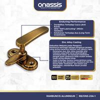 Gambar Onassis Rambuncis Jendela RB/ONS-23A-1 Pengunci Jendela Klasik Heavy Duty Zinc Alloy Casting - Antique Brass dari ONASSIS BELLUCCI OFFICIAL Kota Tangerang 5 Tokopedia
