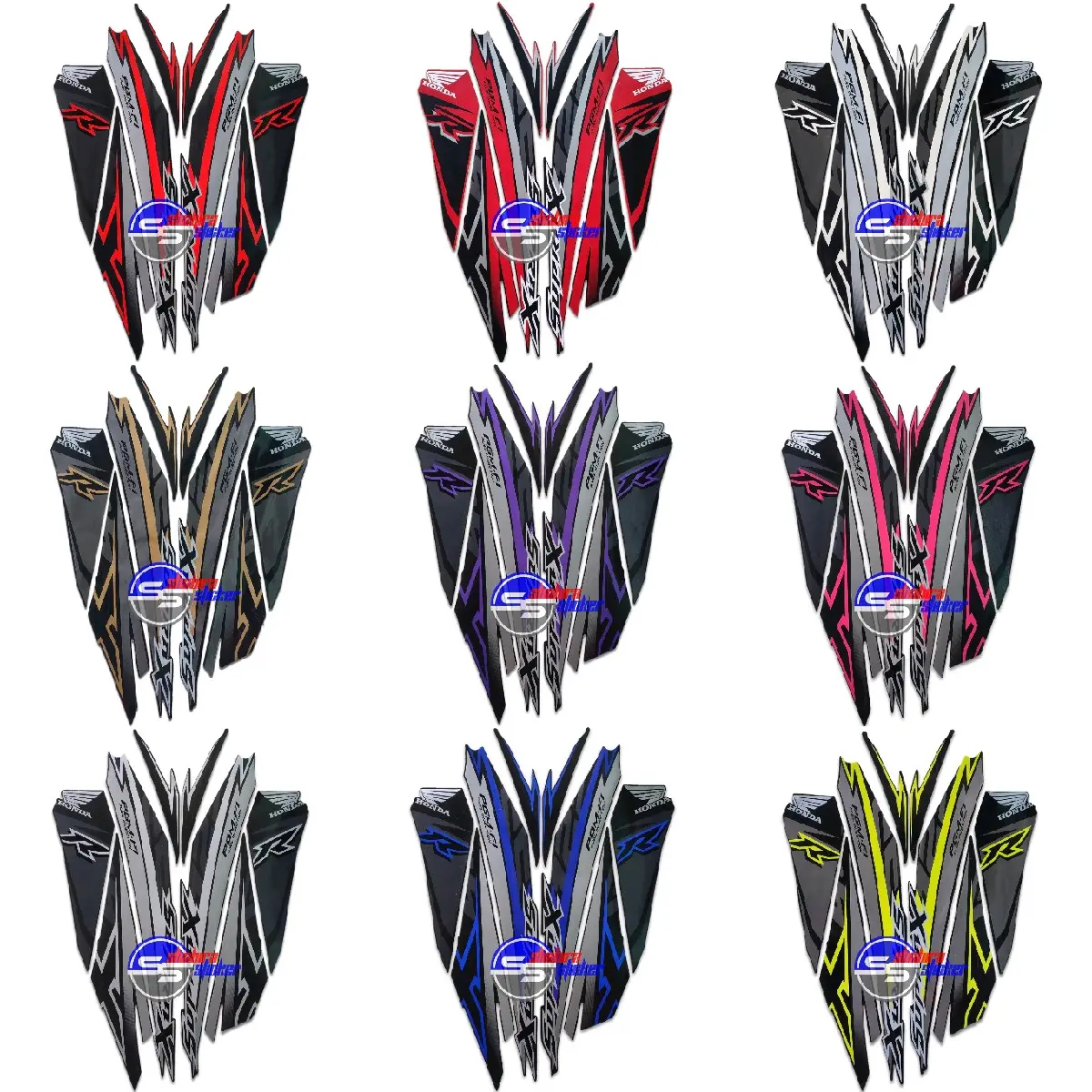 STRIPING MOTOR HONDA SUPRA X 125 FI 2018 STANDAR FULLSET Motorcycle