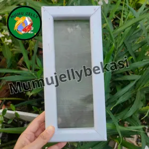 sieve filter aquarium kolam ikan tepi pvc mengaring kotoran ikan 25x10