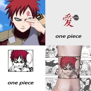 VIVIDTATS. Gaara Naruto Anime Temporary Tattoo Stickers  "AI"  Chinese Character Temporary Tattoo Stickers Long-Lasting & Waterproof Cartoon Arm Tattoos for Men and Women temporary  tattoo  waterproof tattoo  set