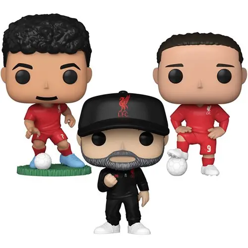 [[RESTOCK]] • Funko Pop! Soccer Liverpool LFC: Darwin Nunez - Jurgen Klopp - Luiz Diaz