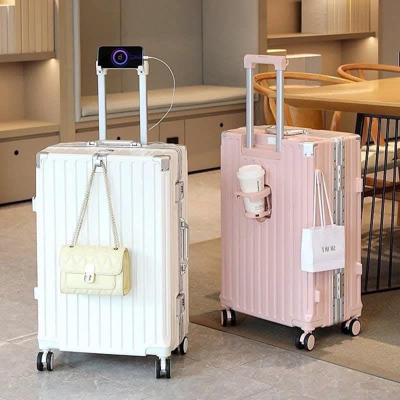 TOP Vali Rio831 Khung nhôm cao cấp chống rạch móc hành lý,chống bể vỡ